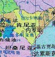 肯尼亚地图